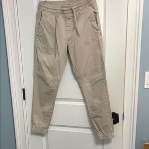 Zara Men's Tan Cargo Jogger Pants